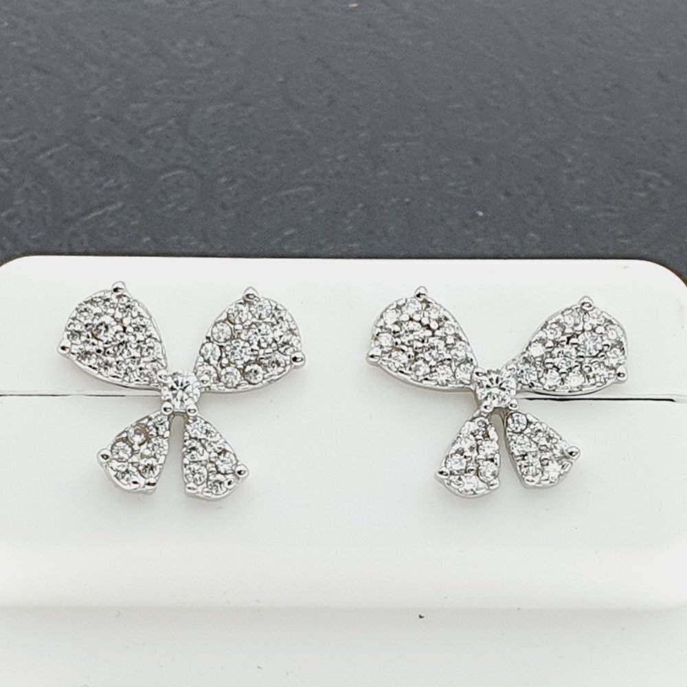 925 sterling silver luxury CZ earrings for women/girls, Best RJUS2141